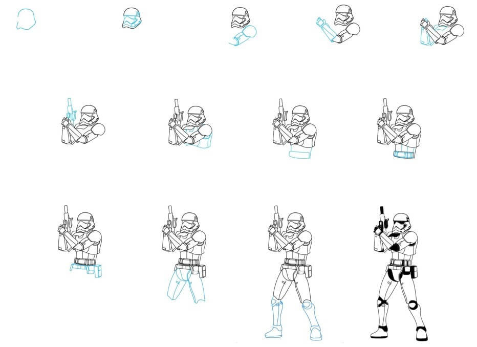 How to draw Stormtrooper idea (9)