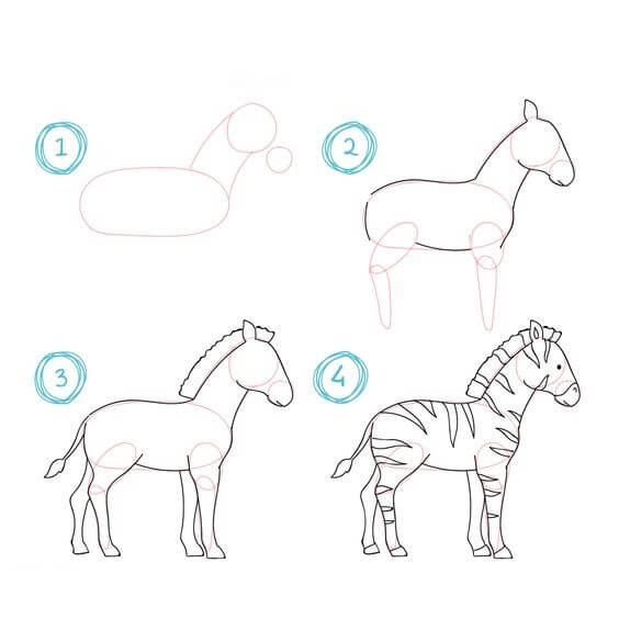 How to draw Zebra idea (16)