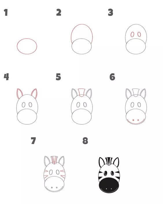 How to draw Zebra idea (17)