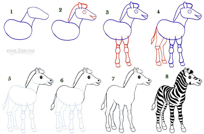 How to draw Zebra idea (19)