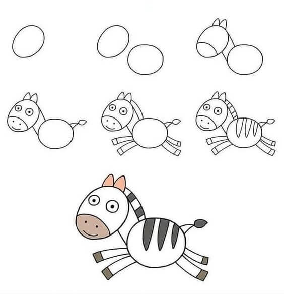 How to draw Zebra idea (21)