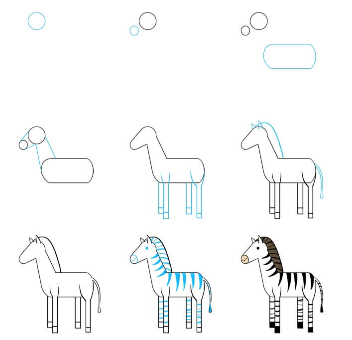 How to draw Zebra idea (24)