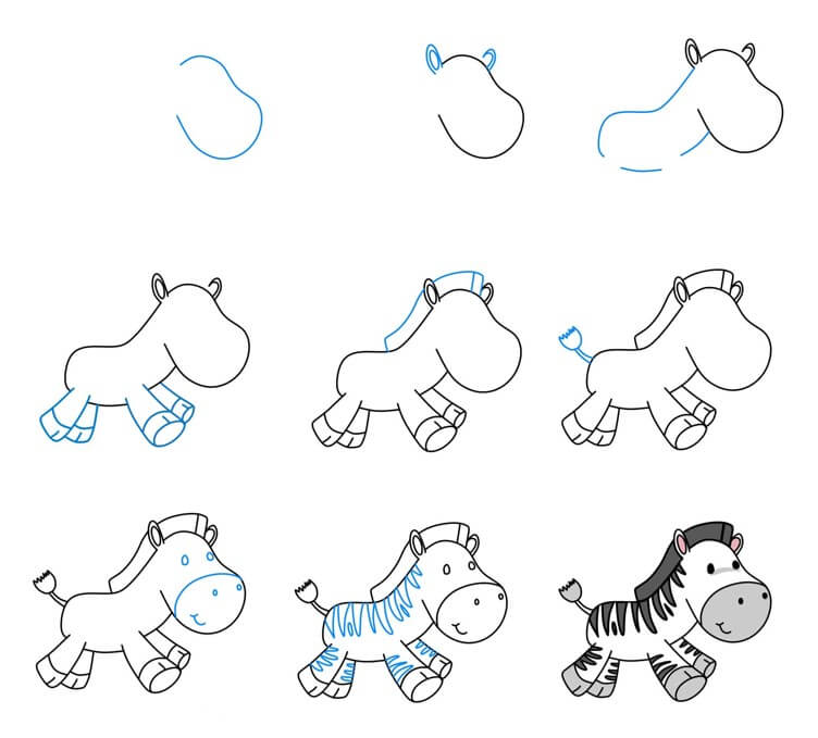 How to draw Zebra idea (27)