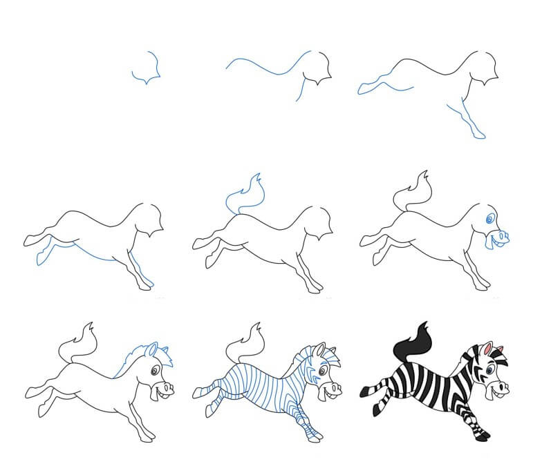 How to draw Zebra idea (30)