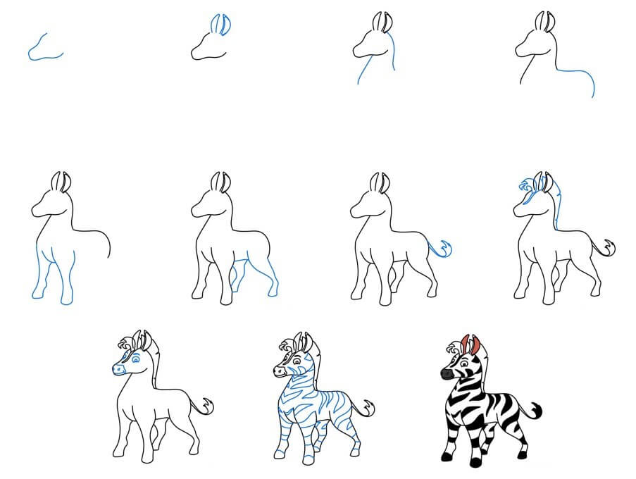 How to draw Zebra idea (32)