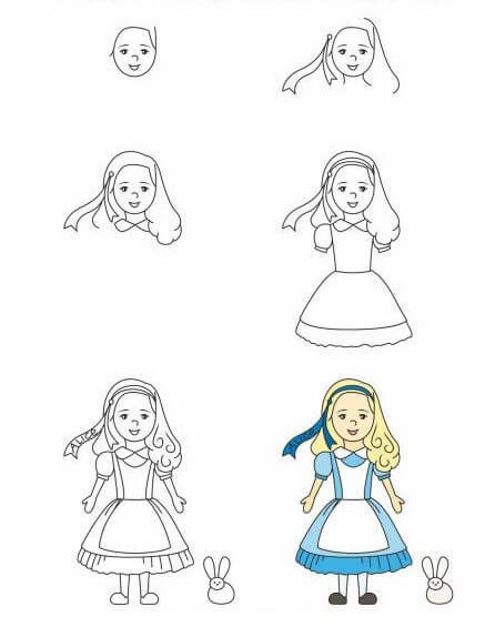 Alice in wonderland idea (4) Drawing Ideas