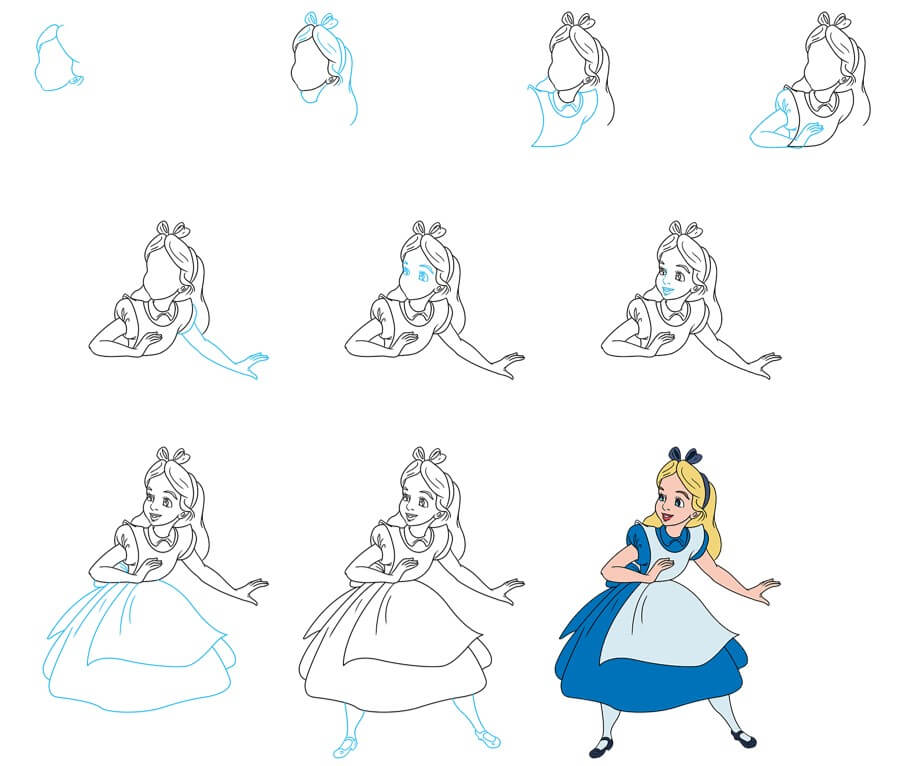 Alice in wonderland idea (5) Drawing Ideas