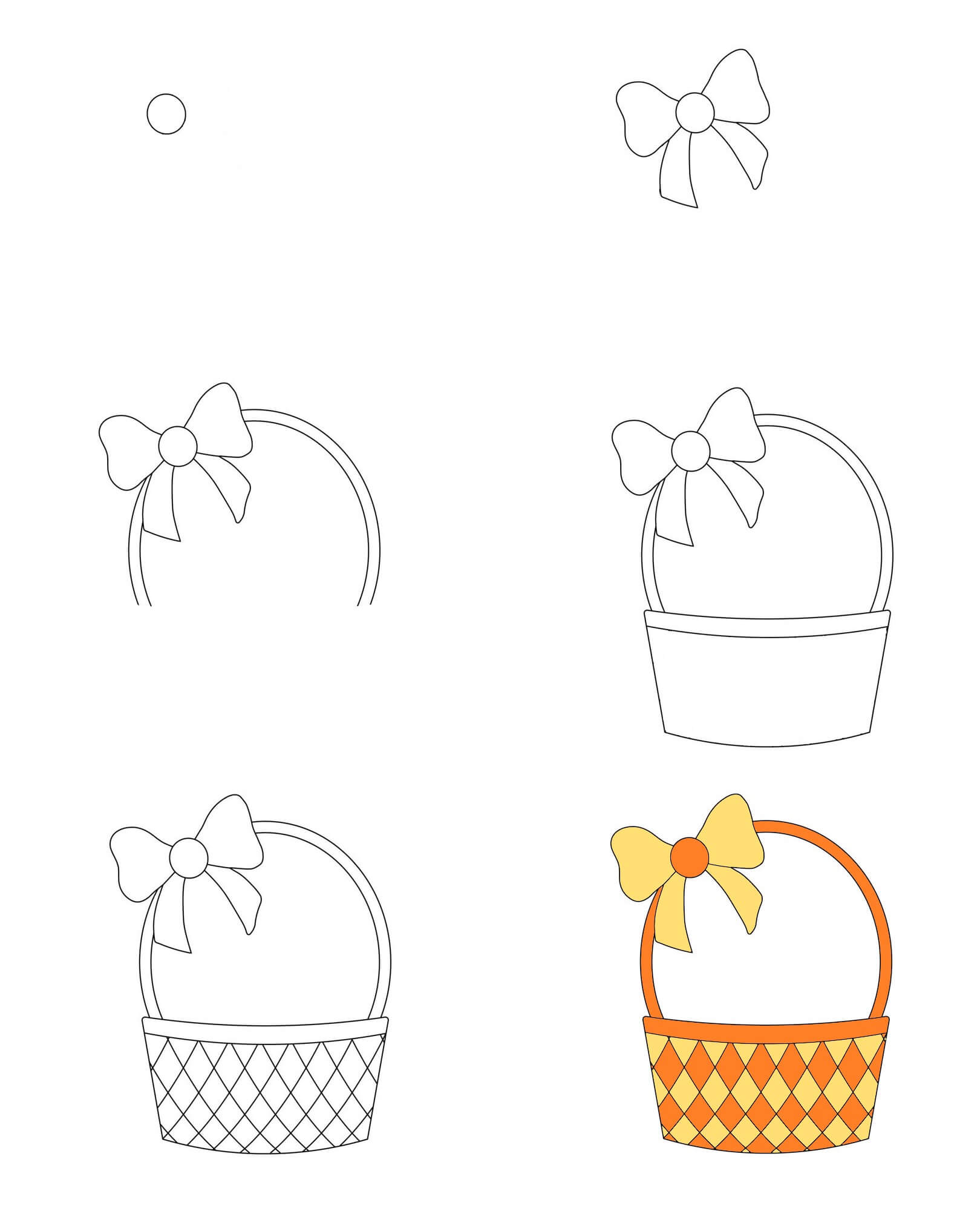 How to draw Basket idea (5)