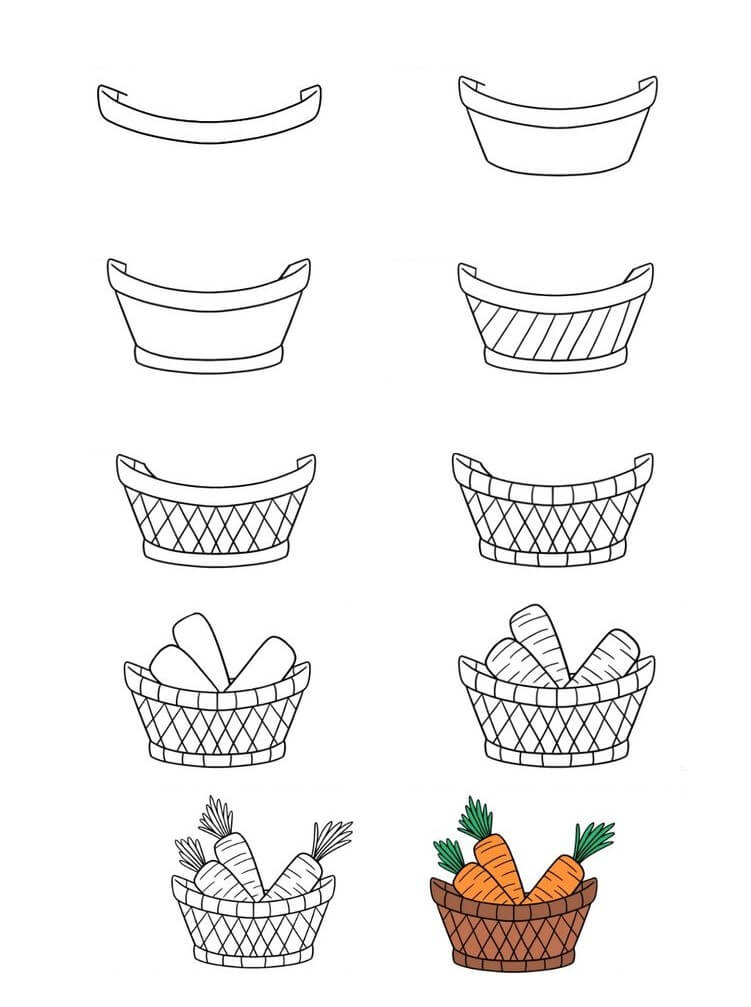 Basket idea (7) Drawing Ideas