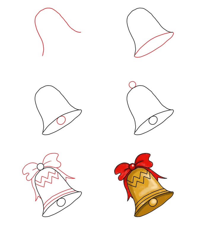 How to draw Bell idea (11)