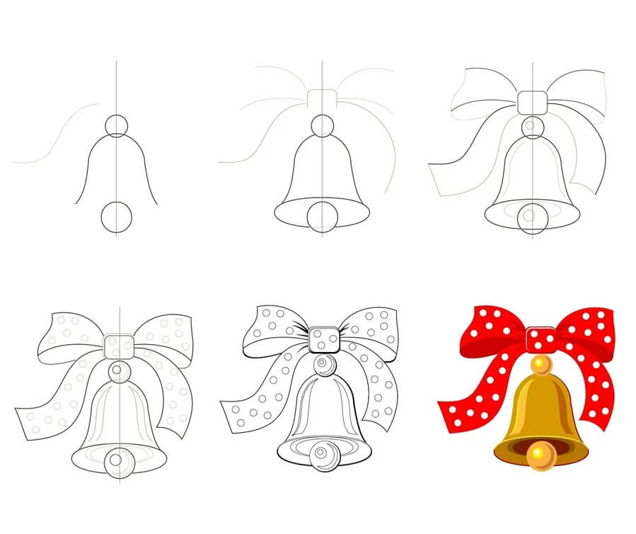 How to draw Bell idea (12)