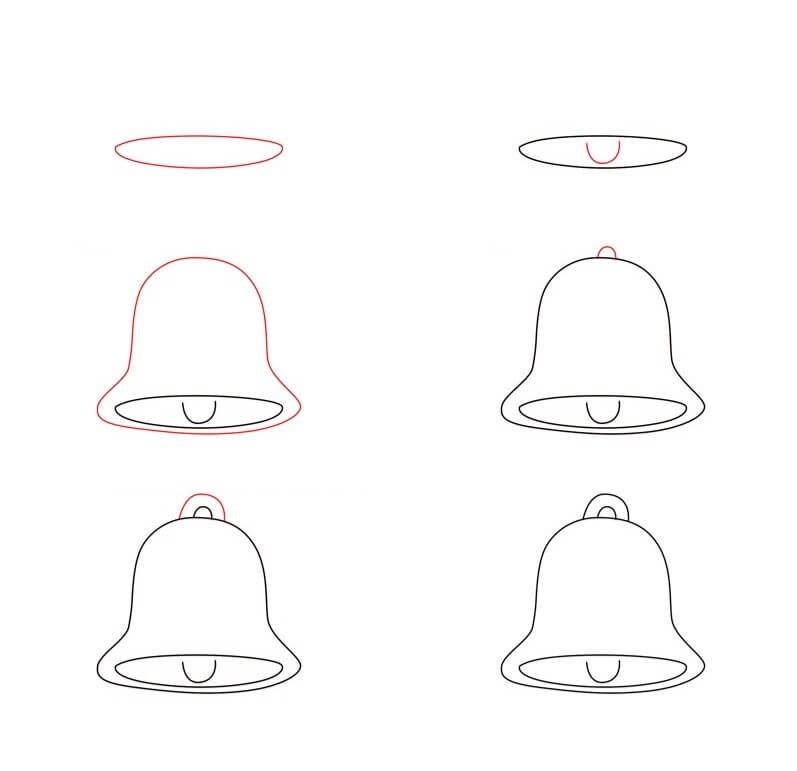 How to draw Bell idea (13)