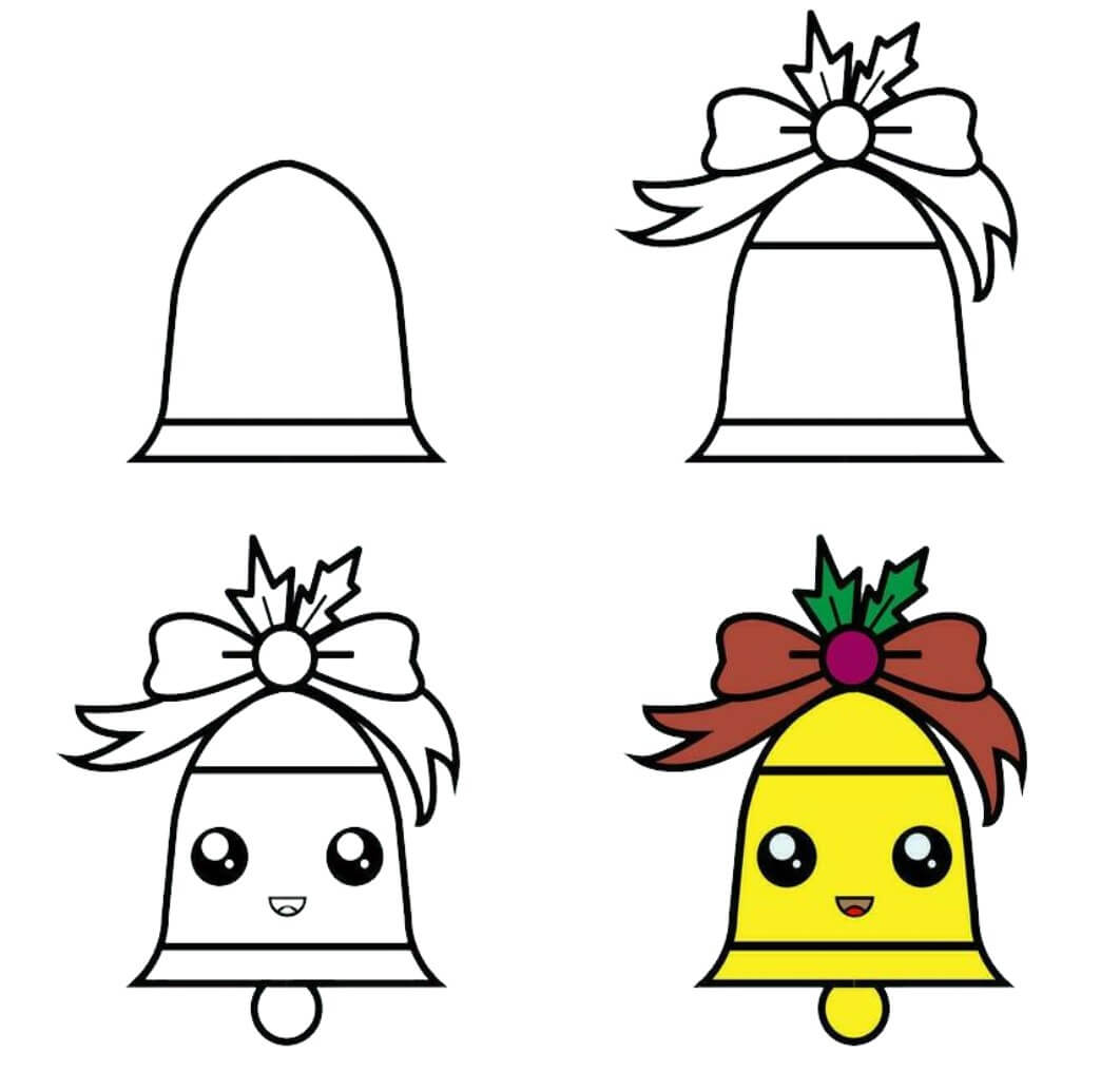 How to draw Bell idea (17)