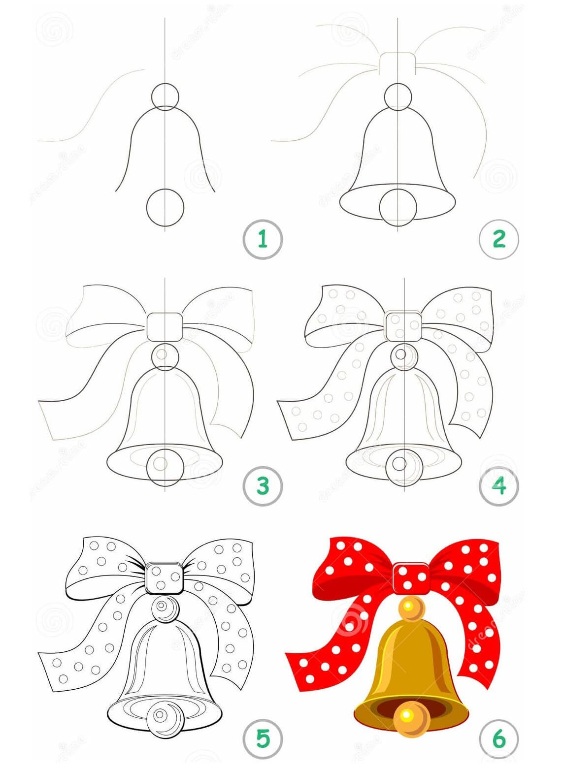 How to draw Bell idea (9)