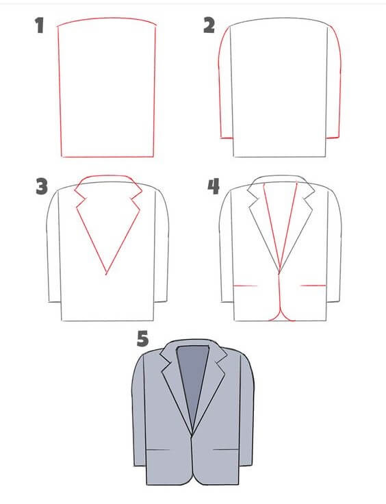 Blazer Drawing Ideas