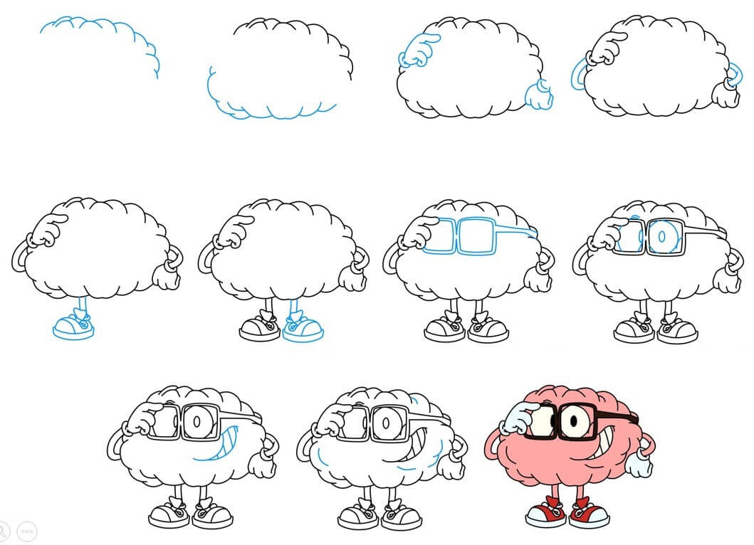 How to draw Brain idea (14)