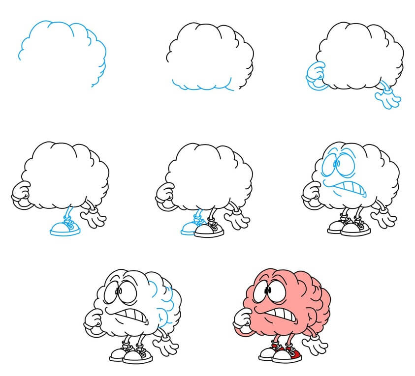 How to draw Brain idea (17)