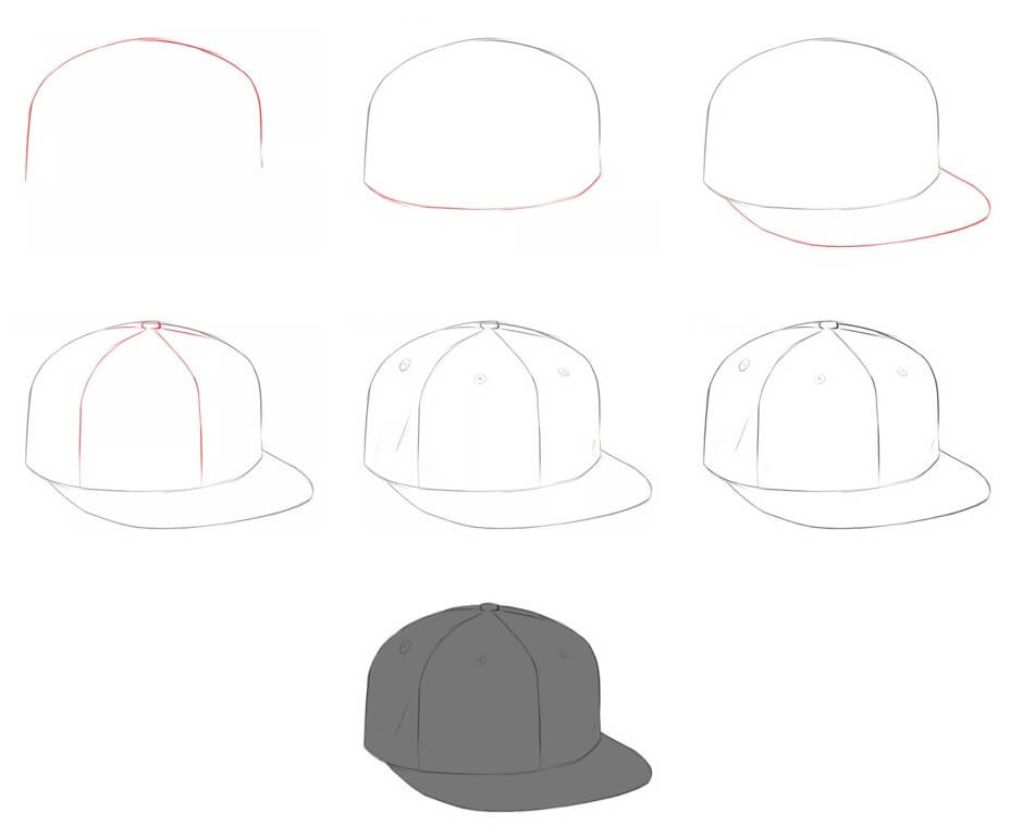 How to draw Cap idea (6)