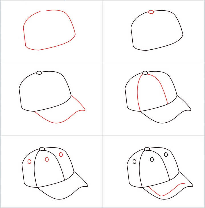 How to draw Cap idea (7)