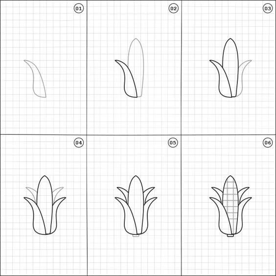 Corn idea (1) Drawing Ideas