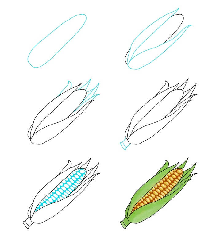 Corn idea (15) Drawing Ideas