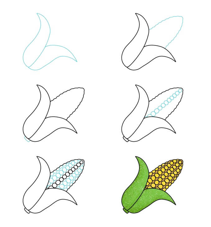 Corn idea (19) Drawing Ideas