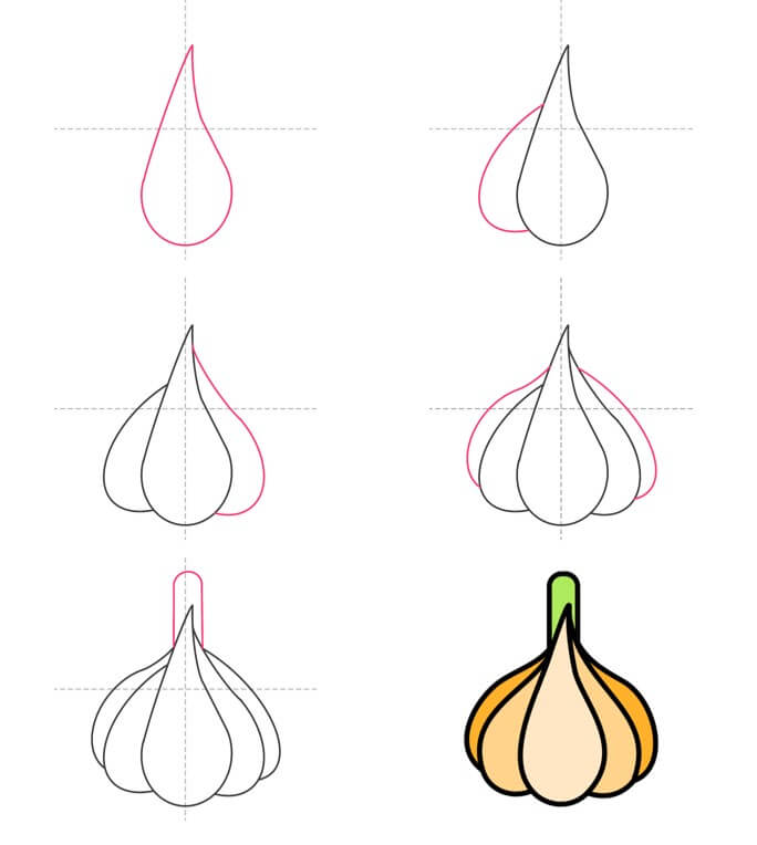 Garlic idea (6) Drawing Ideas