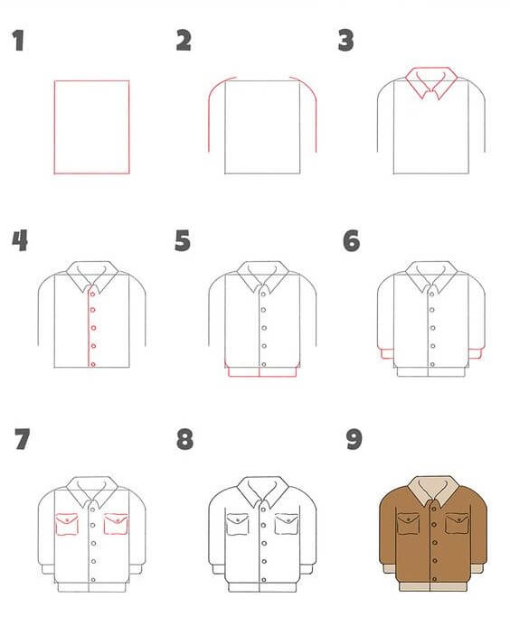 Jacket (2) Drawing Ideas