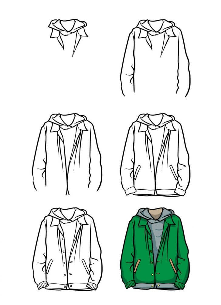 How to draw Jacket