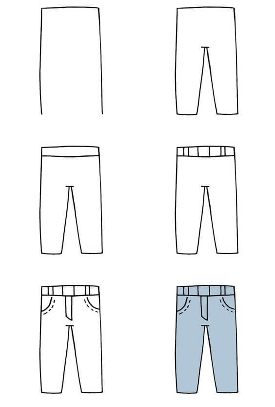 Jeans idea (7) Drawing Ideas