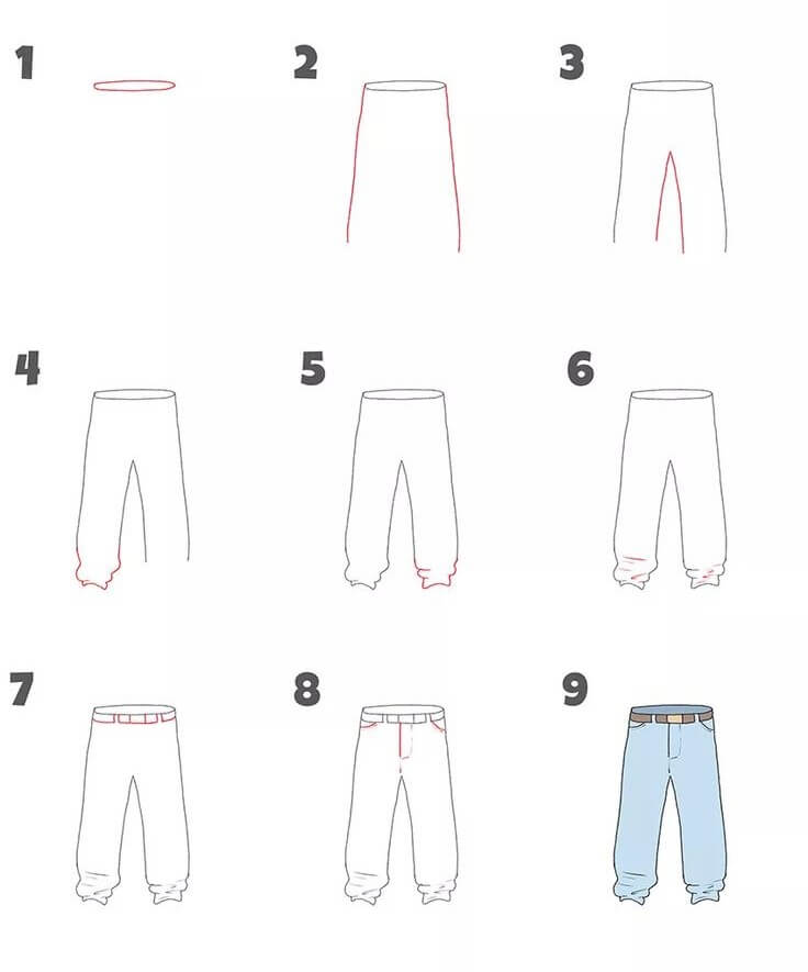 Jeans idea (9) Drawing Ideas