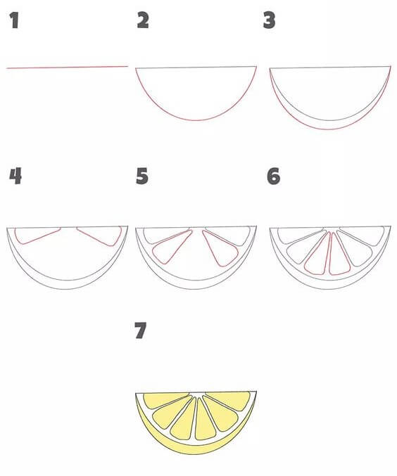 How to draw Lemon idea (3)