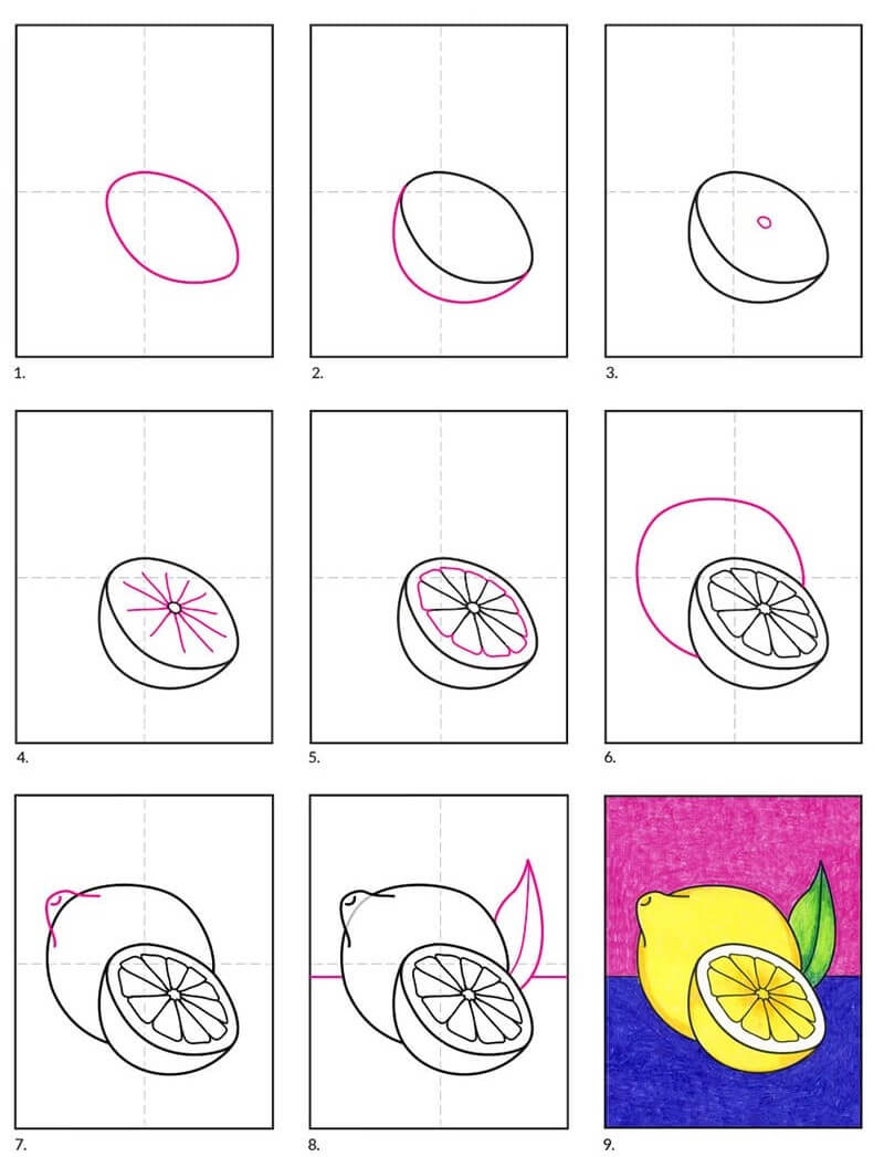 Lemon idea (8) Drawing Ideas