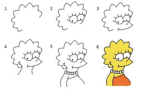 Marge Simpson (4) Drawing Ideas