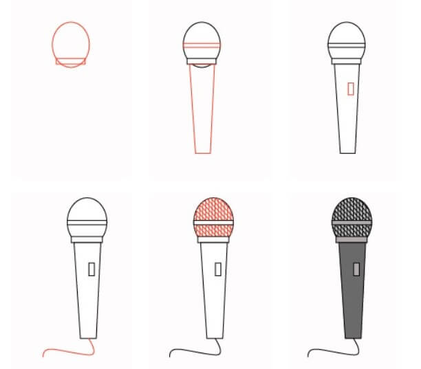 Microphone idea (5) Drawing Ideas