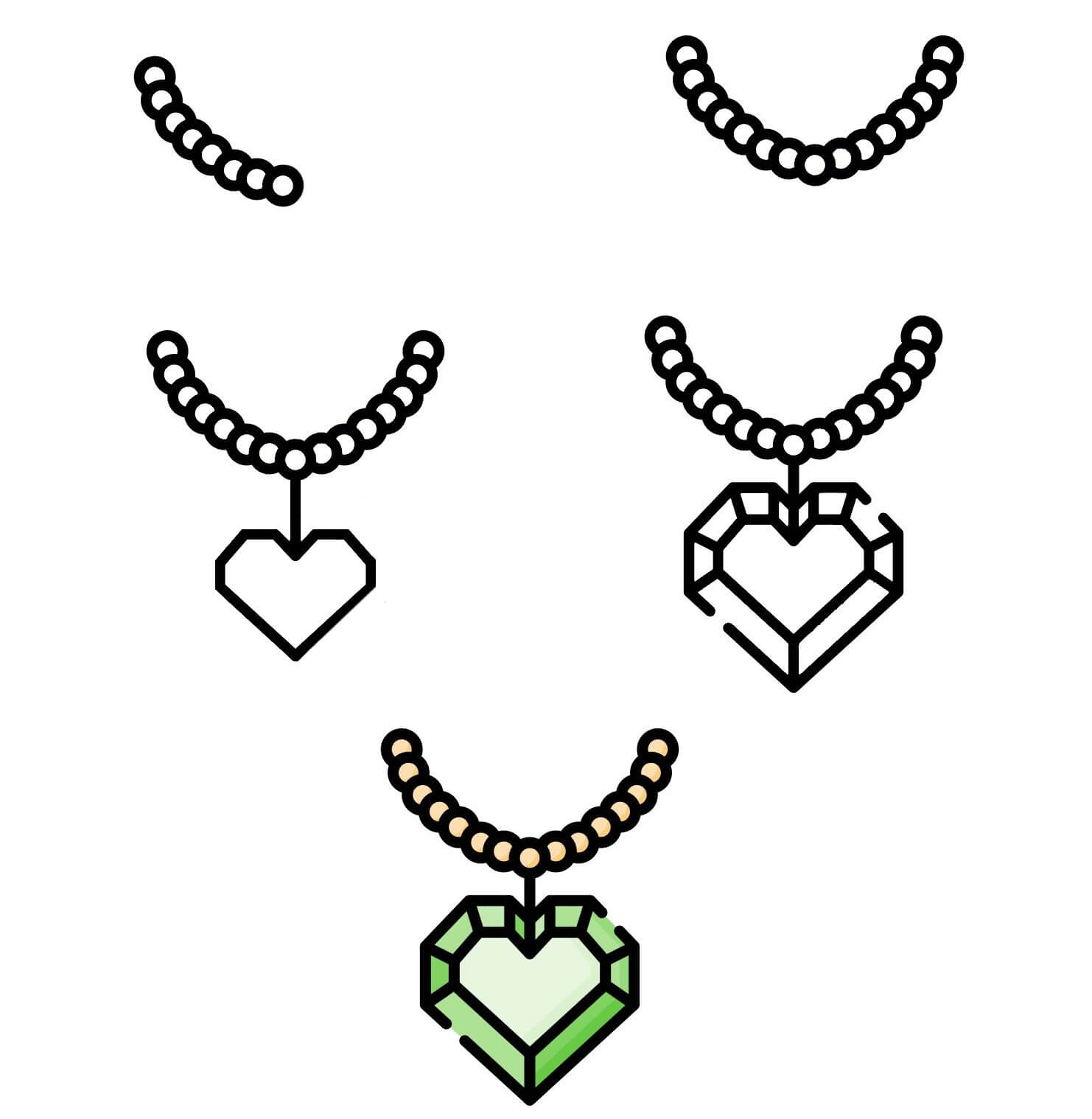 Necklace idea (2) Drawing Ideas