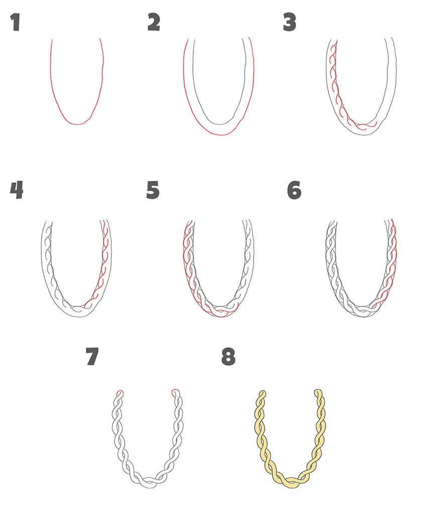 How to draw Necklace idea (7)