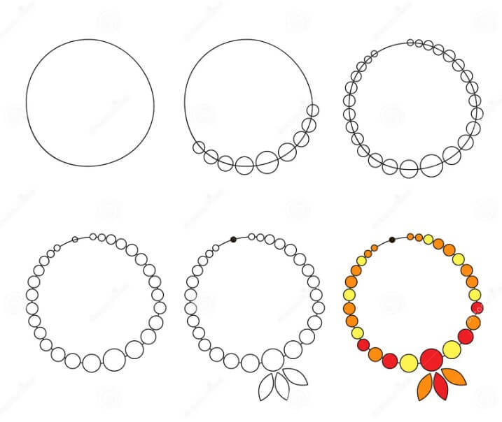 Necklace idea (9) Drawing Ideas