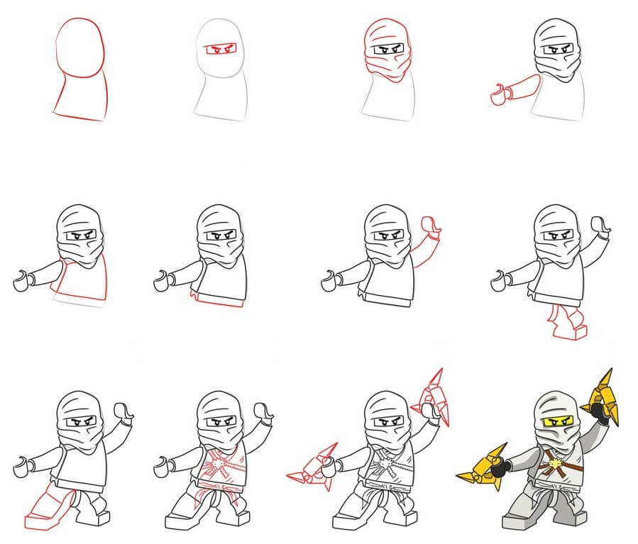 Ninja go idea (10) Drawing Ideas