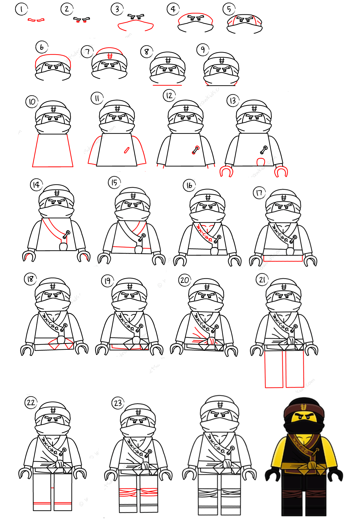 How to draw Ninja go idea (20)