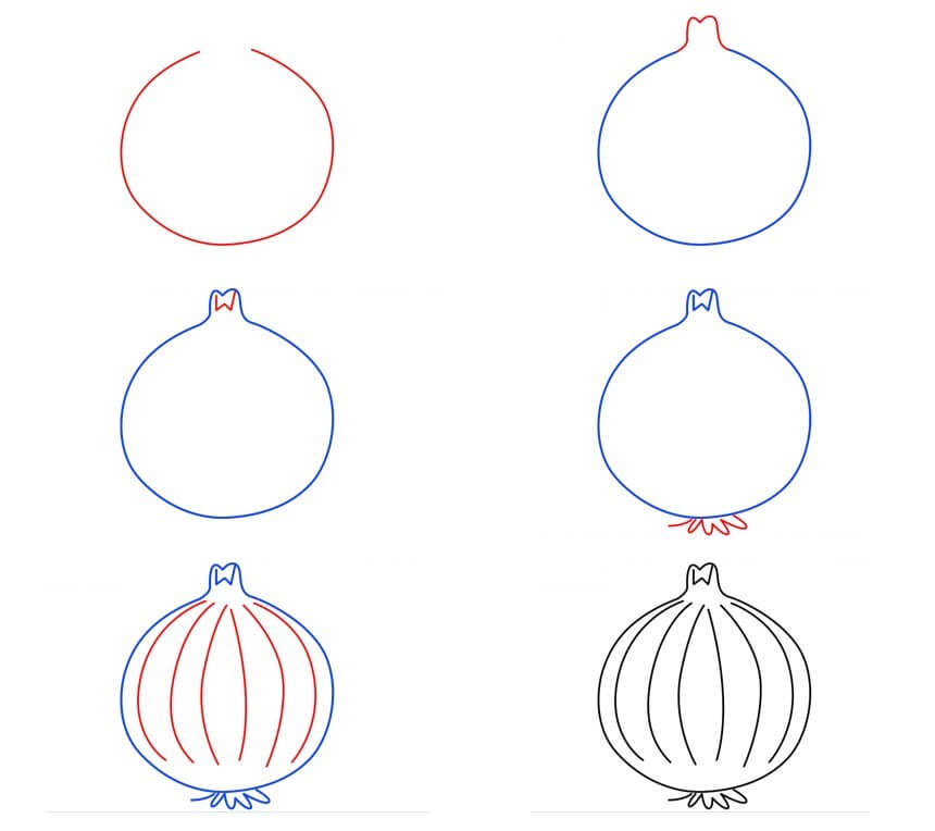 How to draw Onion idea (10)