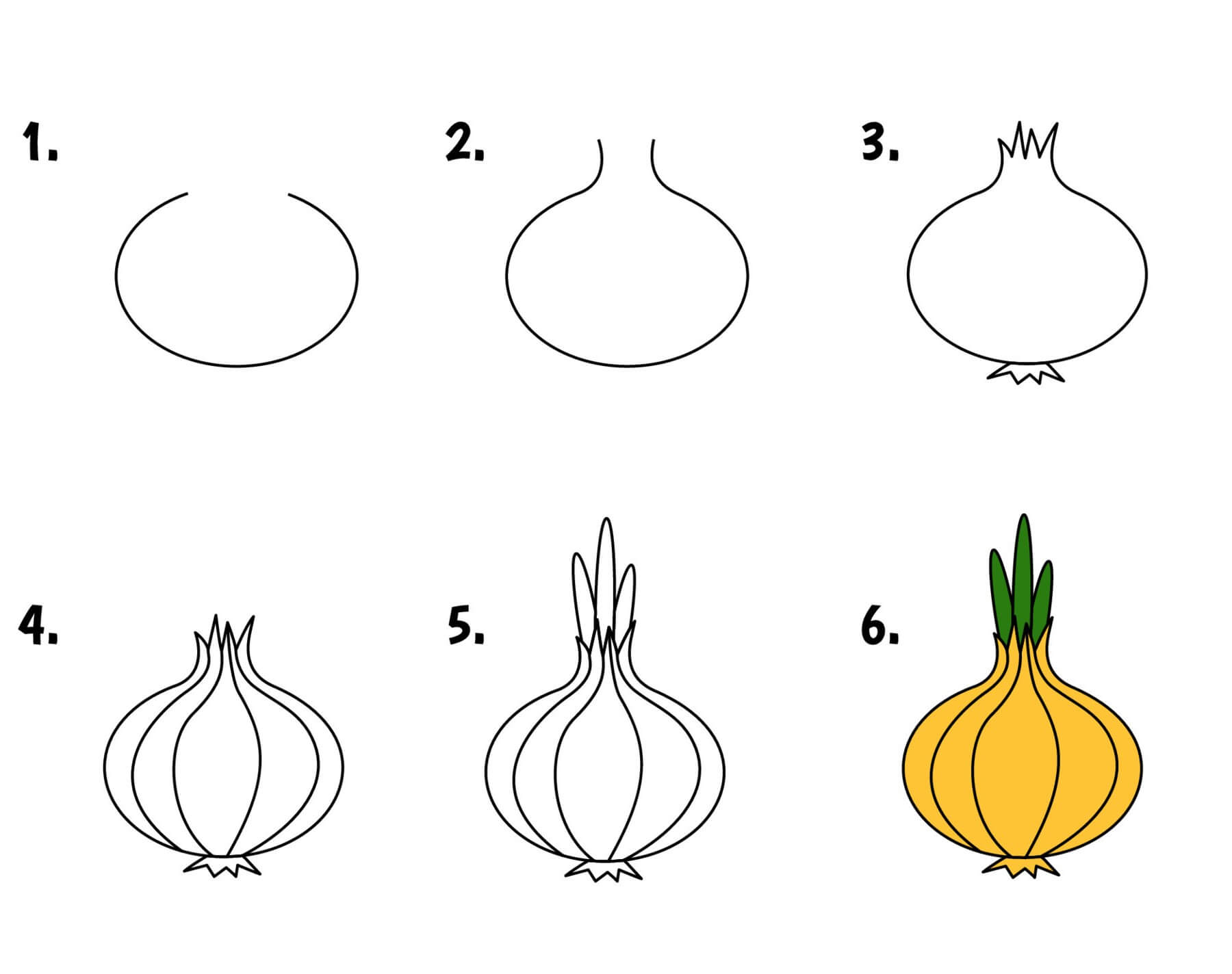 How to draw Onion idea (11)