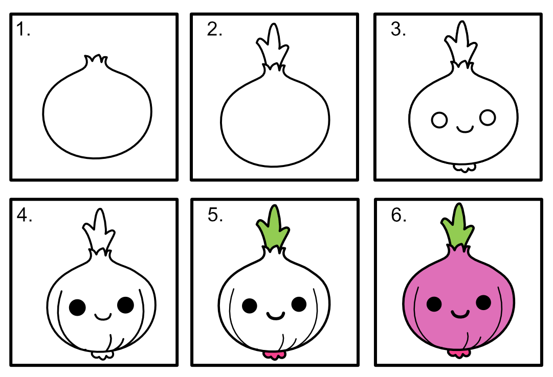 Onion idea (12) Drawing Ideas