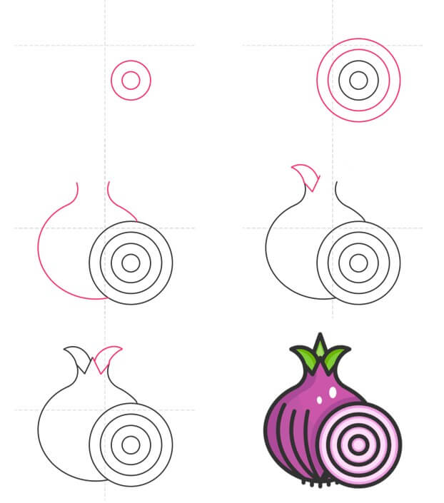 Onion idea (7) Drawing Ideas