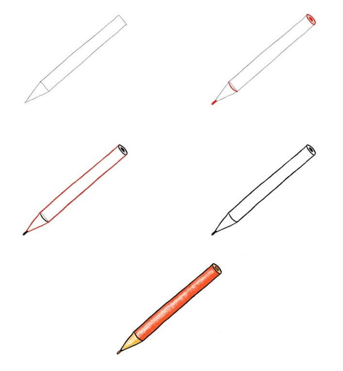 How to draw Pen idea (9)