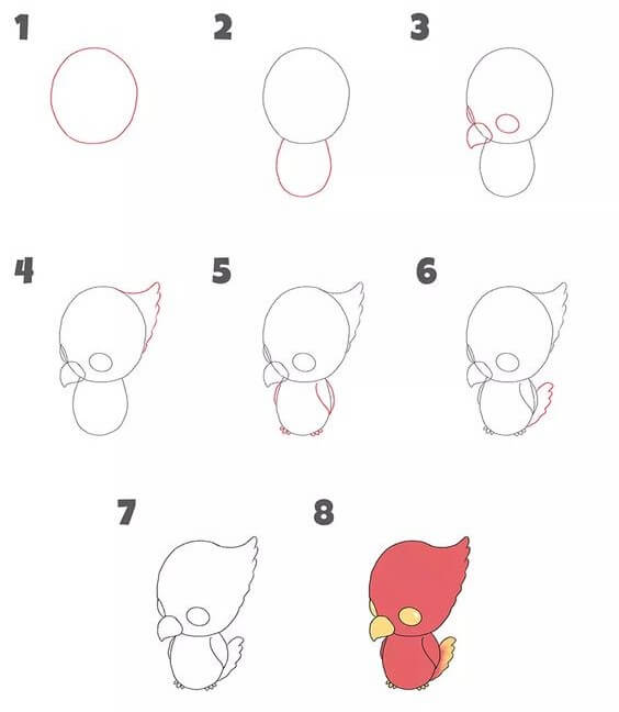 How to draw Phoenix idea (1)