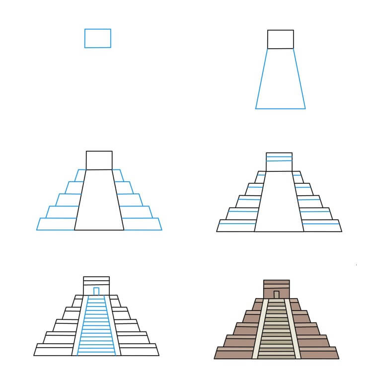 Pyramid idea (18) Drawing Ideas