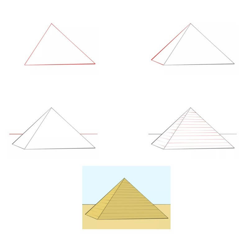 How to draw Pyramid idea (19)