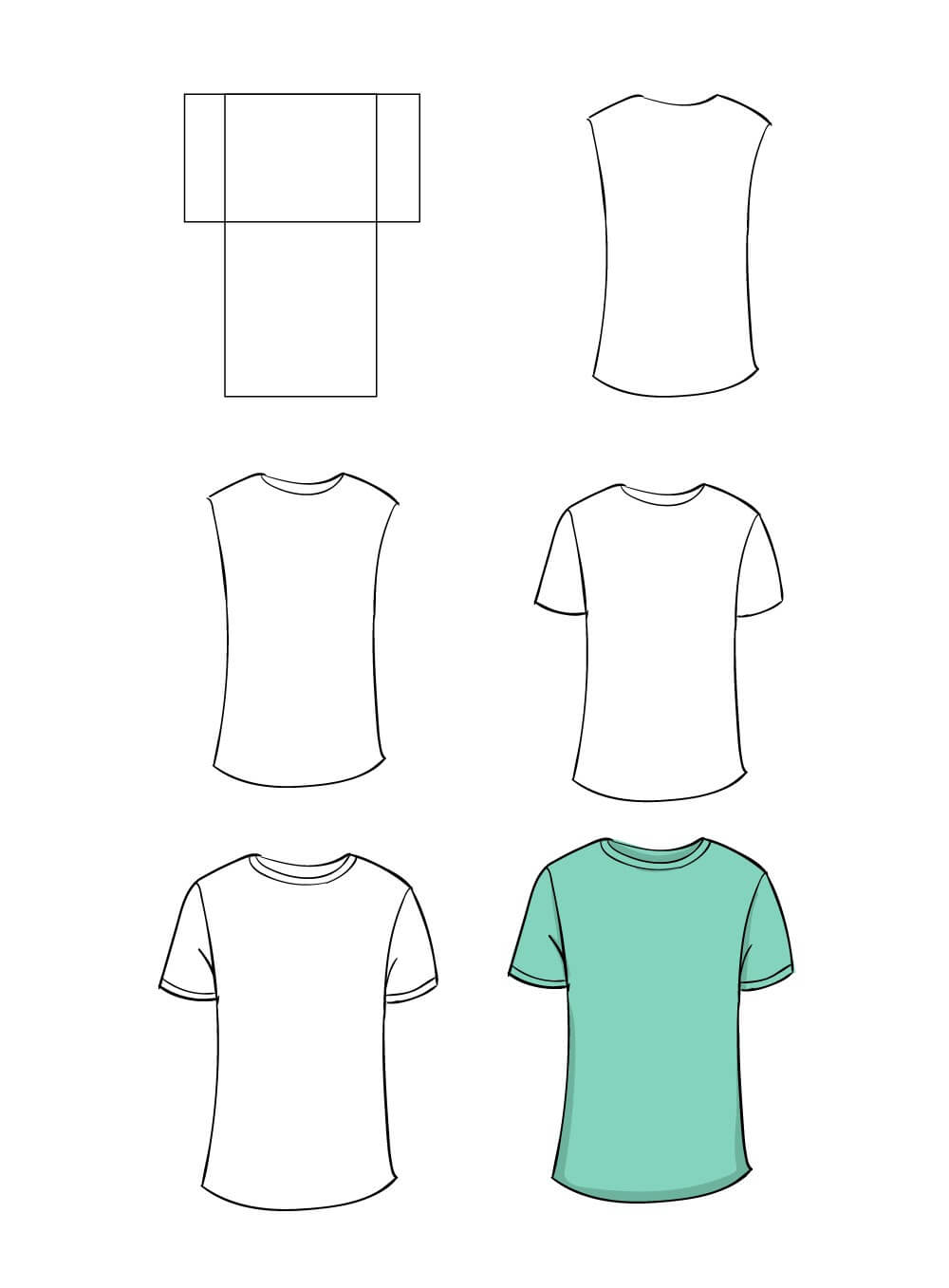 How to draw Shirt idea (13)