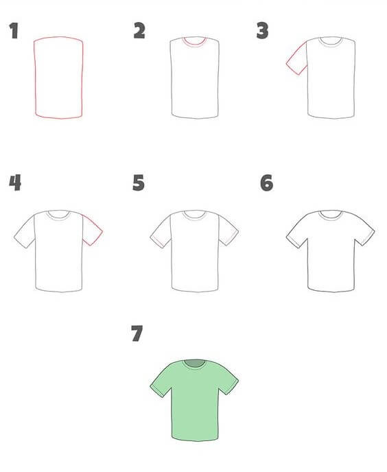 How to draw Shirt idea (4)